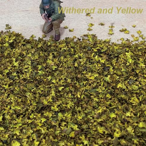 Realistic Miniature Leaves Scatter, 4 Colors, 36ml Each – Model Tree Foliage for Diorama, Model Train Scenery & Wargame Terrain in Kuwait