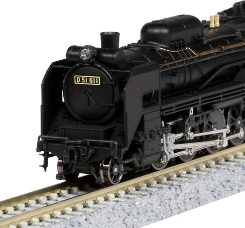 KATO N Gauge D51 Standard Form 2016-9 نموذج قاطرة بخارية للسكك الحديدية in Kuwait