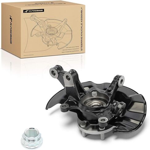 A-Premium Front Steering Knuckle & Wheel Bearing Hub Assembly Compatible with Toyota Corolla 2009-2013, Matrix 2009-2013, w/5-Lug, Right Passenger Side, Replace # 4321102220 in Saudi Arabia