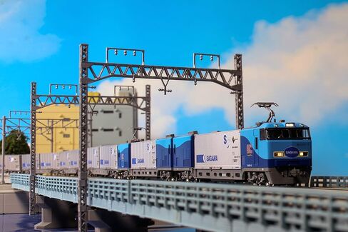 Kato N Gauge M250 SuperRail Cargo U50A - مجموعة تحميل الحاويات الأساسية لأربعة نماذج قطار 10-1721 in Kuwait