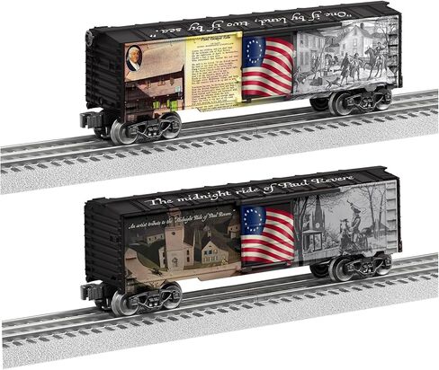 Lionel Paul Revere’s “Midnight Ride" 250th Anniversary MUSA O Gauge Model Train Boxcar in Kuwait