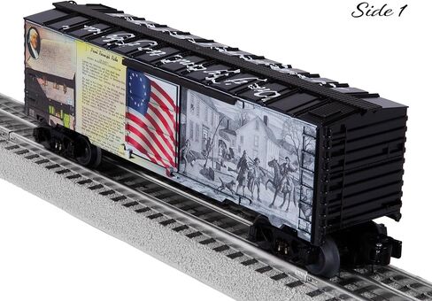 Lionel Paul Revere’s “Midnight Ride" 250th Anniversary MUSA O Gauge Model Train Boxcar in Kuwait