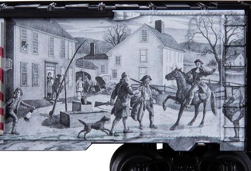 Lionel Paul Revere’s “Midnight Ride" 250th Anniversary MUSA O Gauge Model Train Boxcar in Kuwait