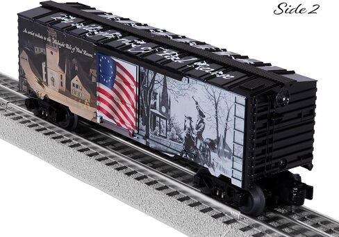 Lionel Paul Revere’s “Midnight Ride" 250th Anniversary MUSA O Gauge Model Train Boxcar in Kuwait