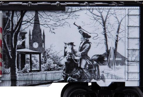 Lionel Paul Revere’s “Midnight Ride" 250th Anniversary MUSA O Gauge Model Train Boxcar in Kuwait