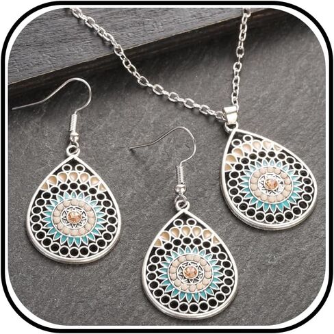 Jewelry Sets for women Gold Hoop Earrings for Women Brown Jewelry Accessories Brown Beaded Hoop Earrings Set Outfit Trendy Jewelry Gifts in Saudi Arabia