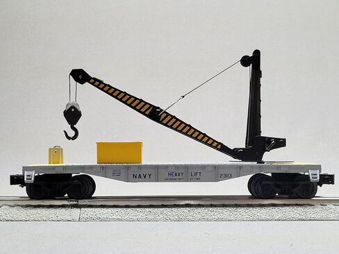 US Navy Derrick Crane CAR O Gauge 2523110-CR in Kuwait