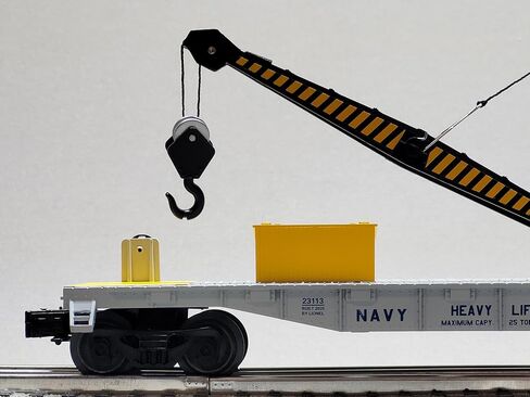 US Navy Derrick Crane CAR O Gauge 2523110-CR in Kuwait