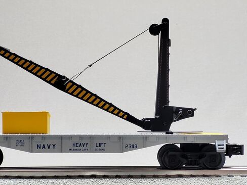 US Navy Derrick Crane CAR O Gauge 2523110-CR in Kuwait