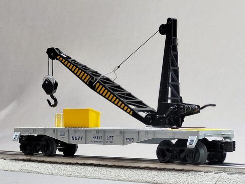 US Navy Derrick Crane CAR O Gauge 2523110-CR in Kuwait