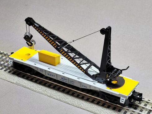 US Navy Derrick Crane CAR O Gauge 2523110-CR in Kuwait