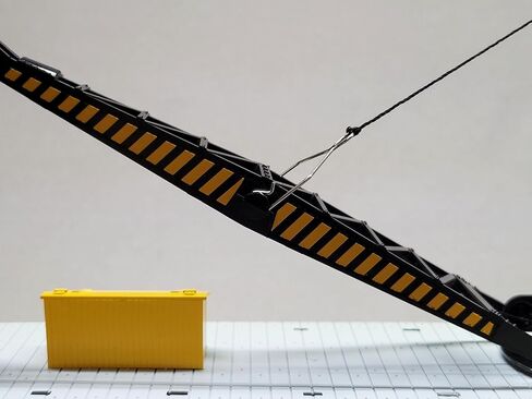 US Navy Derrick Crane CAR O Gauge 2523110-CR in Kuwait