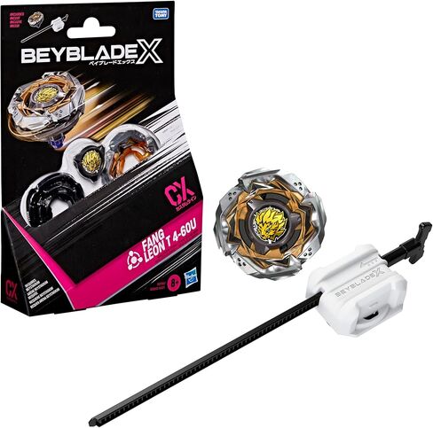 Beyblade X Fang Leon T 4-60U CX Starter Pack Set, Takara Tomy Balance Type Top and Launcher, Battling Tops Game Toys, Ages 8+ in Kuwait