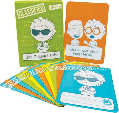 Open The Joy Anger Management Card Game, 50 Prompt Cards, Control Feelings and Increase Emotional Intelligence, Anger Management for Kids Ages 4+ in Kuwait