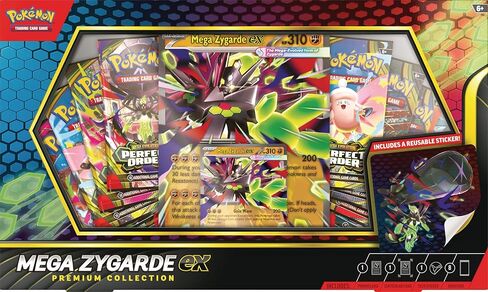 Pokemon TCG: مجموعة Mega Zygarde ex Premium مع 8 حزم معززة in Kuwait