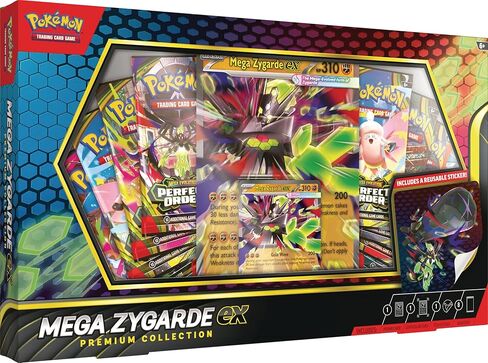 Pokemon TCG: مجموعة Mega Zygarde ex Premium مع 8 حزم معززة in Kuwait