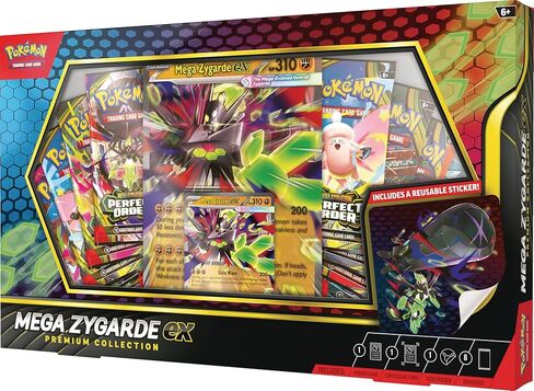 Pokemon TCG: مجموعة Mega Zygarde ex Premium مع 8 حزم معززة in Kuwait