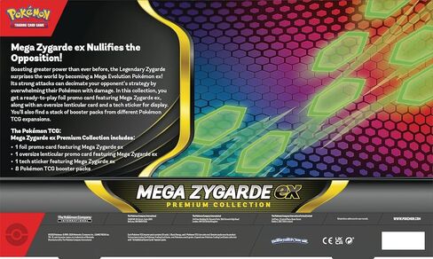 Pokemon TCG: مجموعة Mega Zygarde ex Premium مع 8 حزم معززة in Kuwait