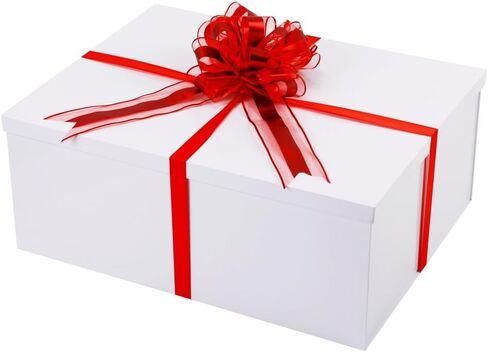 UoeRing Green Extra Large Gift Box 1Pcs 22x17x9 inch,luxury Gift Box with Lid for Presents Birthday Christmas Valentine's Day (Includes Pull Bows,Card,Envelope,Filler) in Kuwait