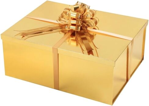 UoeRing Green Extra Large Gift Box 1Pcs 22x17x9 inch,luxury Gift Box with Lid for Presents Birthday Christmas Valentine's Day (Includes Pull Bows,Card,Envelope,Filler) in Kuwait