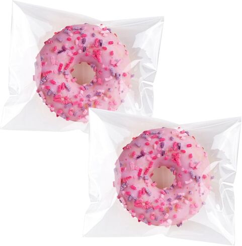 300 Pcs Cookie Bags with Seal, 4x6 Inches Self Sealing Cellophane Bags, Clear Cookie Bag Resealable Treat Bags for Packaging Cookies, Candy, Gifts, Favors, 3 Mils Individual Self Adhesive Wrappers in Kuwait