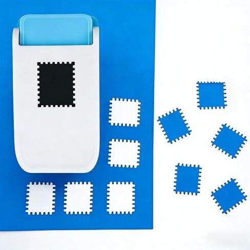 خرامة الطوابع، 1 × 0.8 بوصة، خرامة ختم بريدية مستطيلة مقاس 1 × 0.8 بوصة، خرامة ثقب الطوابع، خرامة ورق لمستلزمات سجل القصاصات وصناعة البطاقات in Kuwait