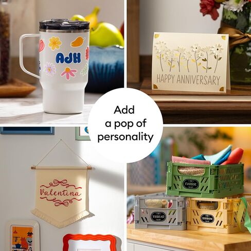 مجموعة Cricut Joy 2 Rainbow الأساسية - آلة قطع ذكية مدمجة مع الفينيل الذكي، والكي الذكي، والبطاقات، وإدراج البطاقات والفينيل القابل للطباعة - إنشاء ما يصل إلى 75 مشروعًا in Kuwait