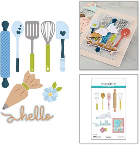 Spellbinders S5-726 Fluff, Frost & Roll Etched Dies by Tina Smith in Kuwait