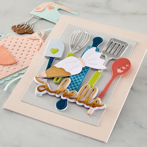 Spellbinders S5-726 Fluff, Frost & Roll Etched Dies by Tina Smith in Kuwait