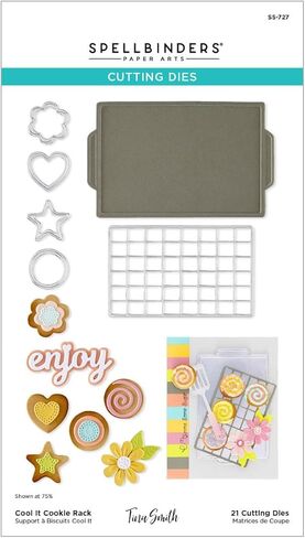 قوالب Spellbinders S5-727 Cool It Cookie Rack المحفورة من تينا سميث in Kuwait