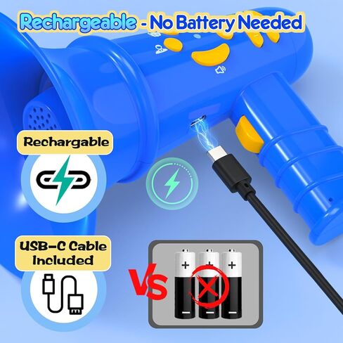 MEGUO Voice Changer for Kids,Mini Megaphone,Birthday Gift for Boys Girls Ages 3,4,5,6,7,8 - Boy Toys for 3-8+ Year Old - Noise Maker Prank Gift for Christmas,Easter,Halloween,Cool Gadgets (Blue) in Kuwait