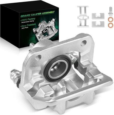 مجموعة فرجار الفرامل الخلفية اليسرى مع دعامة مناسبة لـ: -Honda CRV 2007-2016 2.4L، Crosstour 2012-2015 2.4L 3.5L لـ: -Acura RDX 2013-2018 3.5L ReplaceOE# 19-B6886 43019-SWA-A10 43019SWAA10 in Saudi Arabia