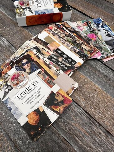 Trade-Ya! Creative Heroine Edition | 31-Card Creative Prompt Deck for Artists, Writers, Collagers & Makers | Break Creative Blocks | Collage Soup in Kuwait