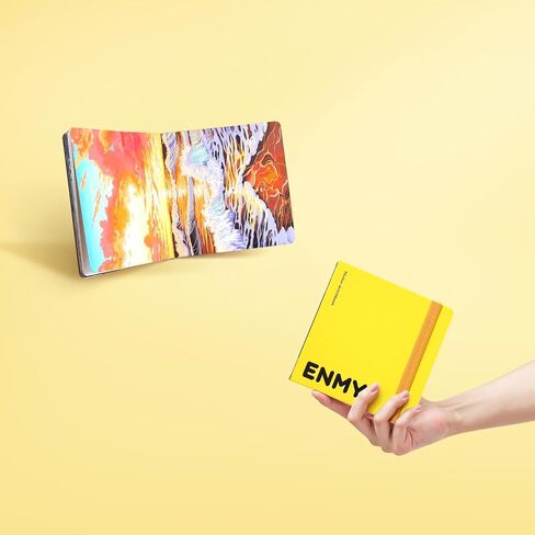ENMY Acrylic Marker Sketch Pad, 6.7×6.7 Bleed-Proof Marker Paper,140lb/300gsm Heavyweight Sketchbook, 30 Sheets Drawing Pad Glue-Bound with Hard Backing for Artists, Students (L 17×17 cm) in Saudi Arabia