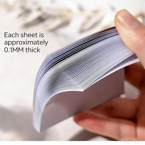 Disposable Nail Polish Palette Paper, 100 Sheets, Waterproof Nail Art Mixing Palette, Portable Gel Mixing Tool in Kuwait