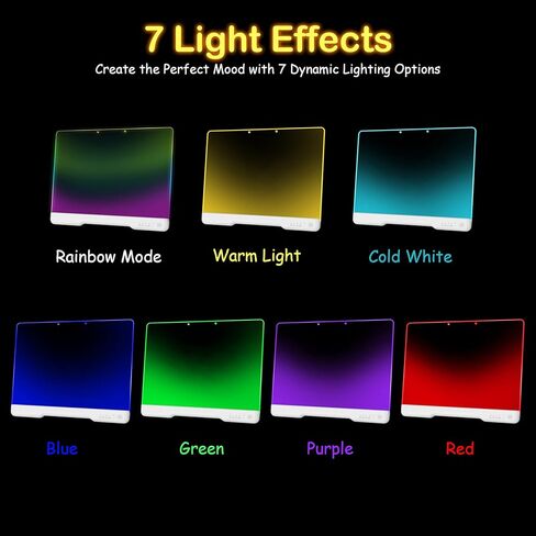 لوحة رسم LED للأطفال، لوحة ملاحظات LED قابلة لإعادة الشحن مقاس 17 بوصة مع ألوان، أفضل هدايا للأطفال للفتيات من عمر 3، 4، 5، 6، 7، 8، 9، 10 سنوات فما فوق، هدية عيد ميلاد مثالية من 4 إلى 12 (جديد 2026) in Kuwait