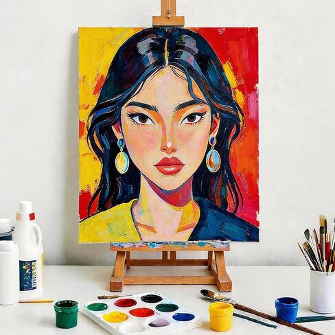 لوحات قماشية للرسم 48 حزمة، لوحات قماشية فارغة مقاس 8 × 10 بوصة، لوحات قماشية قطنية 100% خالية من الأحماض لدهانات ألوان مائية من زيت الأكريليك، لوازم فنية in Kuwait