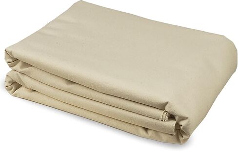 قماش فاخر من Creative Mark Unprimed Cotton Duck - قماش مطوي 12oz - 72 بوصة × 6 ياردات - قماش قماش غير متمدد بكميات كبيرة للفنانين in Kuwait