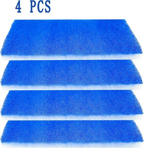 AUC 4Sets (A Total of 8 Pieces) Airbrush Spray Booth Filter,Hobby Paint Booth Filter Replacement,Exhaust Filter for Replace Airbrush Spray Paint Booth (Actual Dimensions: 16-5/16" x 7-7/16") in Kuwait