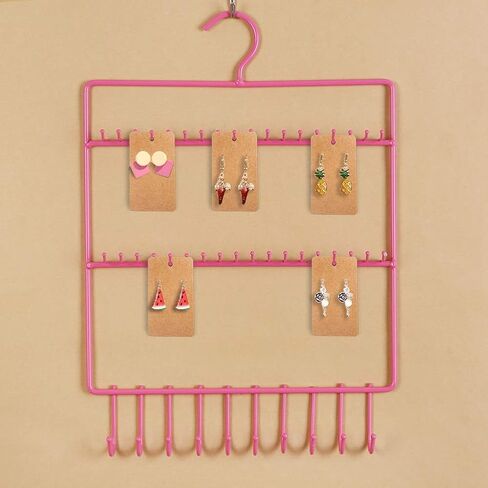 WeLiu Earring Card Holder 256 Pack Display Cards Hanging Earring, Kraft Paper Tags for DIY Ear Studs and Earrings, 3.5 x 2 Inches (Brown) in Saudi Arabia