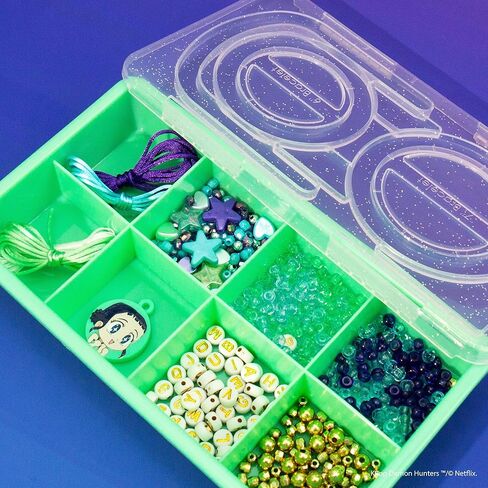 Kpop Demon Hunters™ Friendship Bracelet Kit, 3-Pack, Rumi, Mira & Zoey Bracelet Making Kits, Beads for Jewelry Making, Kpop Charms & Travel-Friendly Bead Case, Official K Pop Demon Hunters Merch in Kuwait
