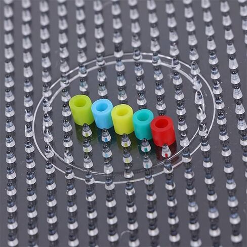 4800pcs Fuse Beads Kit for Kids Crafts, 48 Colors 5mm Melting Beads Set Including Pegboards, Ironing Paper, Tweezers, Birthday and Christmas Gift in Kuwait