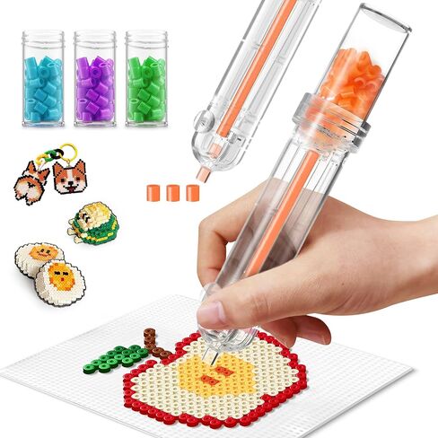 5mm Fuse Bead Pen, Melty Bead Dispense Pen Tool, Easy to use & Efficient, DIY Decor Melting Beads Art Accessories for Kids & Parents Craft, Boy & Girl Age 3+ Holiday Birthday Gift - 1 Pack in Kuwait
