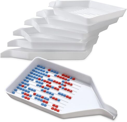 6PCS Plastic Diamond Art Painting Bead Sorting Trays (3.8 x 2.2 Inches), Accessories and Tools for DIY Crafts in Kuwait