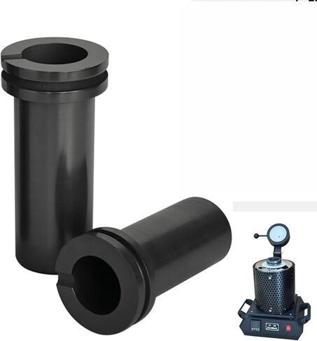 طقم فرن صهر الذهب الرقمي simpmelts1400W - مصهر معدني كهربائي PID للذهب والفضة والنحاس والألمنيوم والنحاس مع بوتقة وملقط وجرافيت وقالب سبيكة، 2100 درجة فهرنهايت بوتقة جرافيت عالية الحرارة in Kuwait