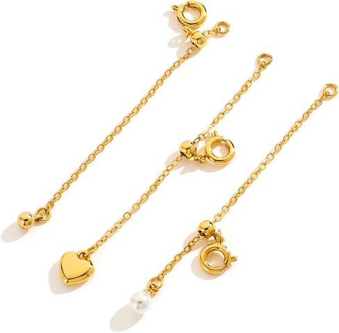 FAMARINE Gold Silver Necklace Extender Chains for Women in Kuwait