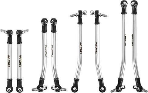 INJORA Stainless Steel High Clearance Chassis Links for 1/30 Axial SCX30 in Kuwait