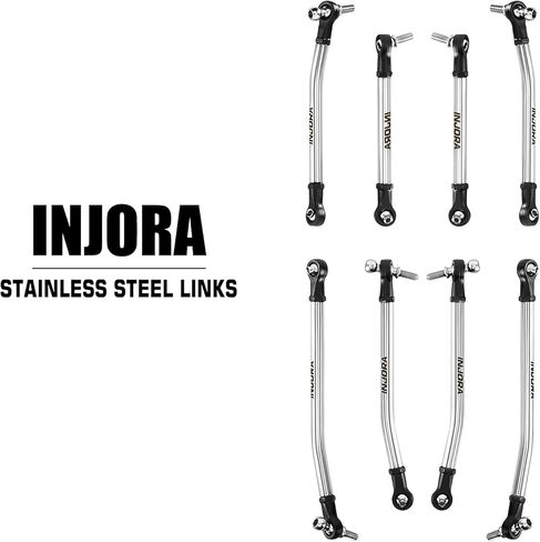 INJORA Stainless Steel High Clearance Chassis Links for 1/30 Axial SCX30 in Kuwait