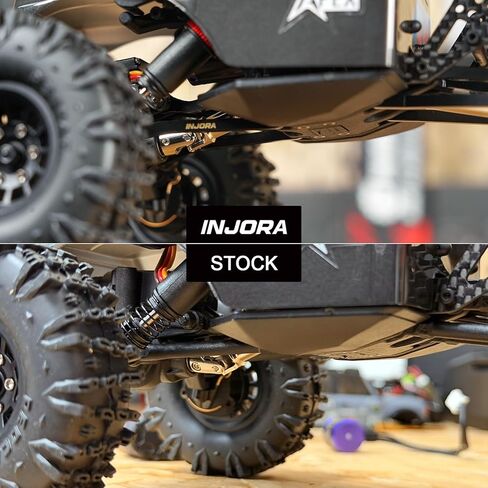 وصلات هيكل INJORA مطلية باللون الأسود من النحاس عالي التخليص لـ 1/18 Redcat Ascent-18 APEX in Kuwait
