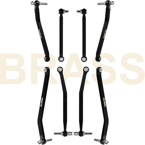 INJORA Black Coating Brass High Clearance Chassis Links for 1/30 Axial SCX30 in Kuwait
